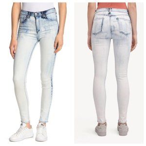 Rag & Bone Light Indigo Bleach Acid Wash High Rise Skinny Jeans Women’s Size 27